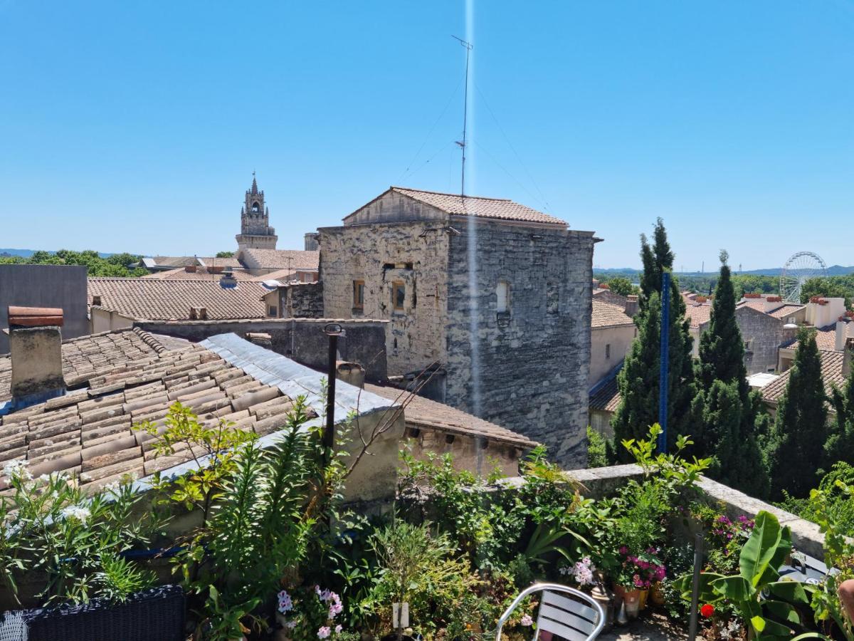 Un Nid Sur Les Toits Face Au Palais Des Papes Apartamento Avinhão Exterior foto
